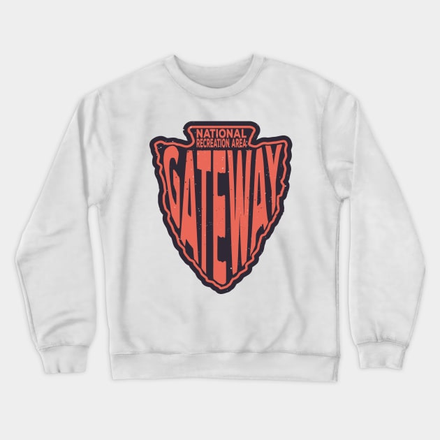 Gateway National Recreation Area name arrowhead Crewneck Sweatshirt by nylebuss